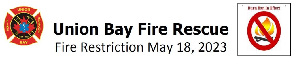 Fire Restriction May 18, 2023